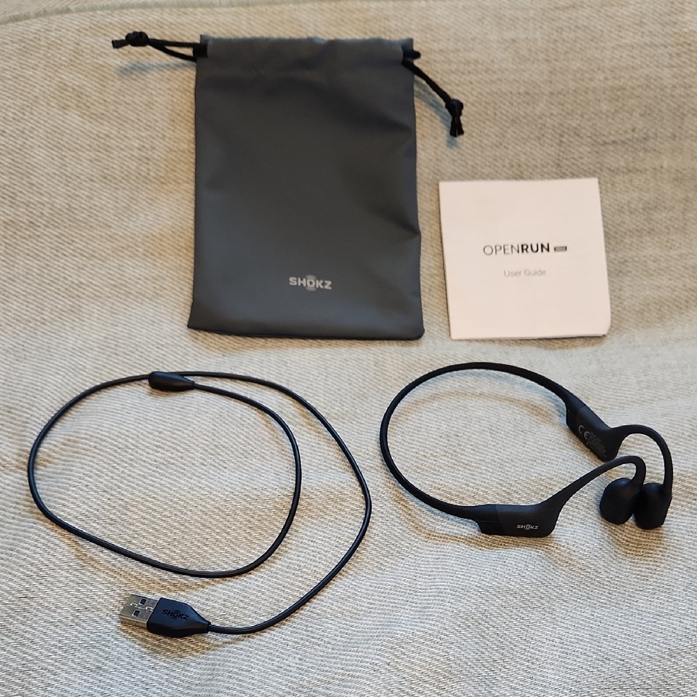 Shokz OpenRun Wireless Headphones - Black
